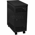 Datum Filing Systems Datum Large Mobile CPU Locker CPU2-M, Black CPU2-M-T25-L1595-60